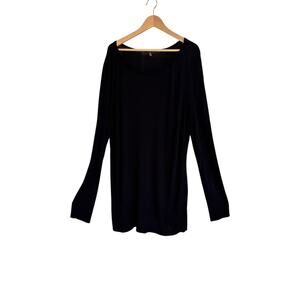 Eileen Fisher Lightweight Long Sleeve Tunic Top Sz XL Layer